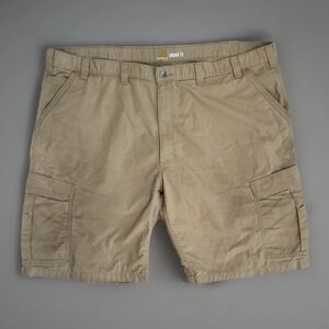 Carhartt Relaxed Fit Tan Cargo Shorts Workwear Utility‎ Mens Size 50